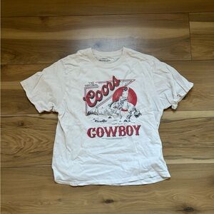 Abercrombie & Fitch Cream Graphic Tee